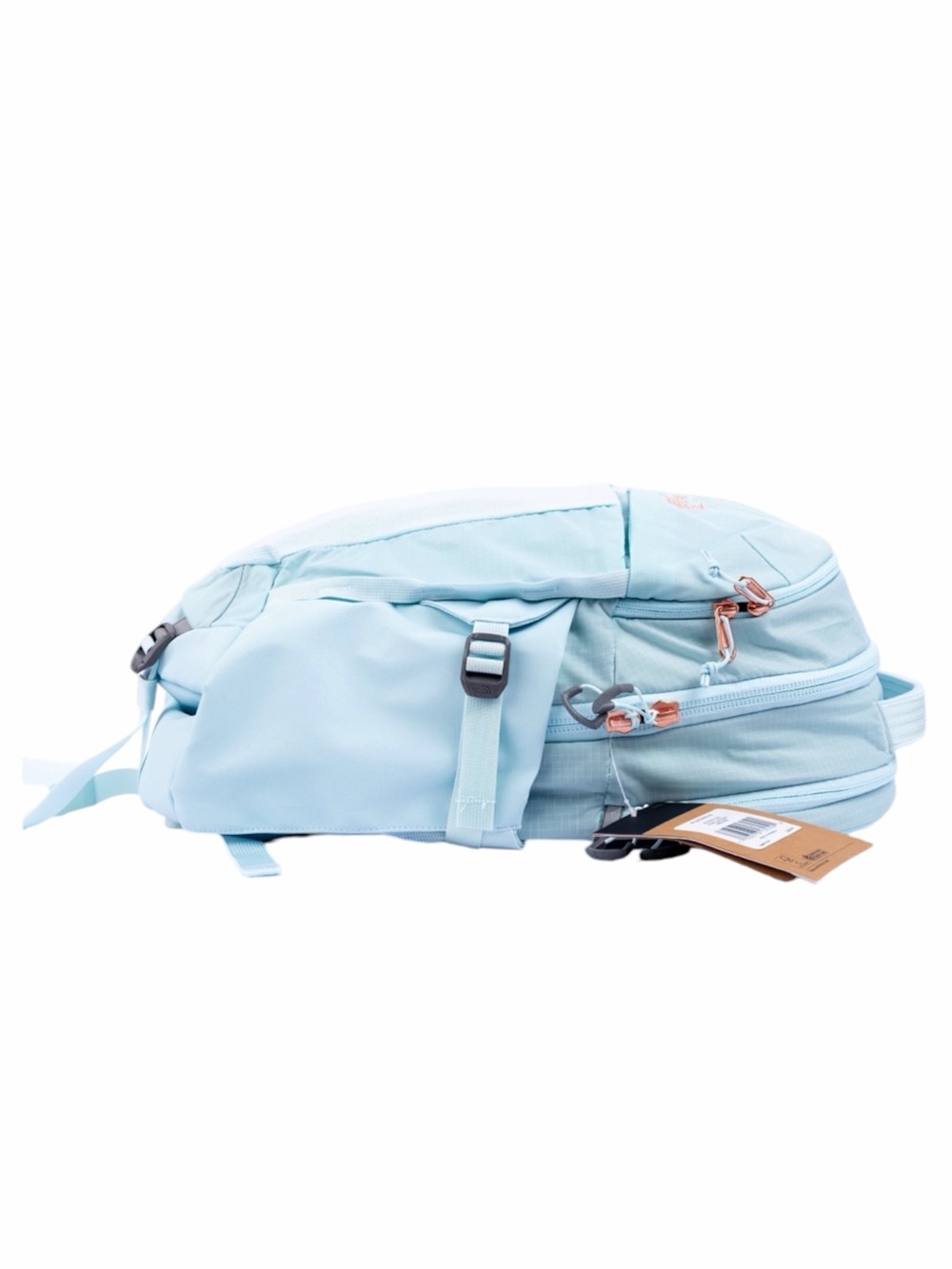 The North Face Women's 30L Recon Luxe Backpack IceCap Blue/Burnt Coral - Picture 5 of 8